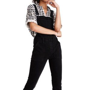 NWT Madewell Skinny Black Denim Overalls